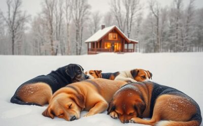 Zimowe, senne zachowanie psów – normalne czy nie?