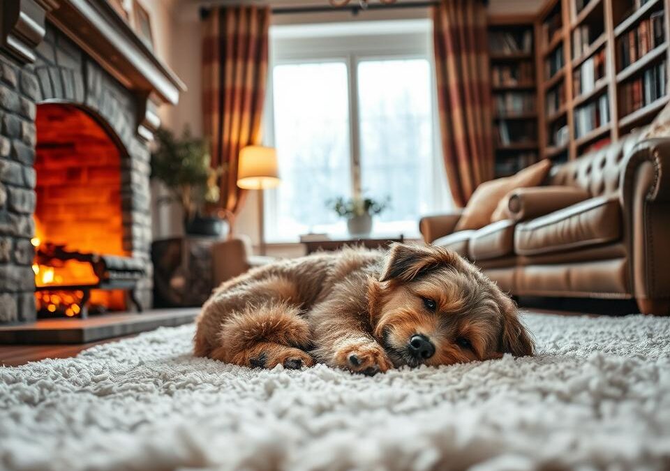 Zimowe zwyczaje odpoczynku psów – czy to normalne?