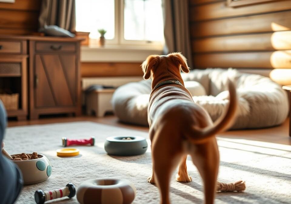 Domowy plan treningowy dla psa na zimne dni