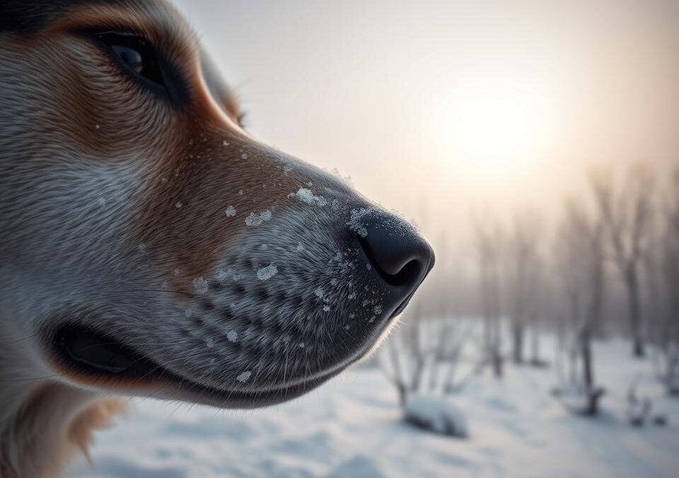 Węch psa na mrozie – wzmacnia się czy słabnie?