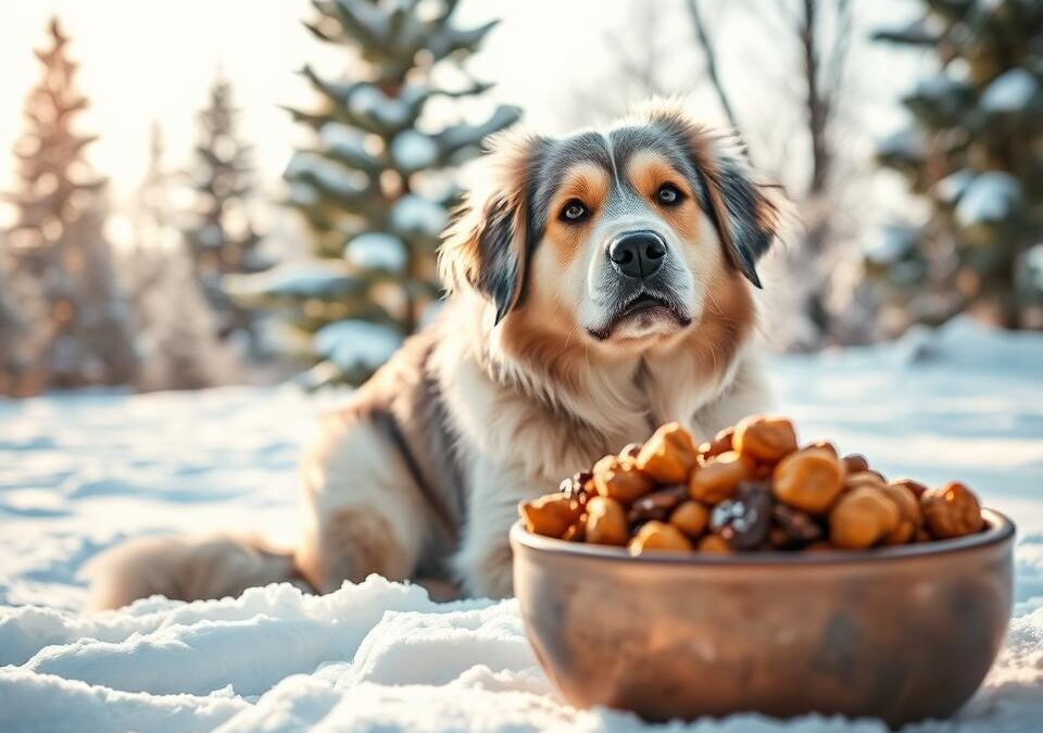 Zapotrzebowanie psów na składniki odżywcze zimą – czy potrzebują więcej energii?