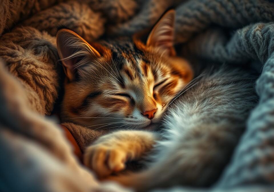 Dlaczego kot może być bardziej ospały zimą?