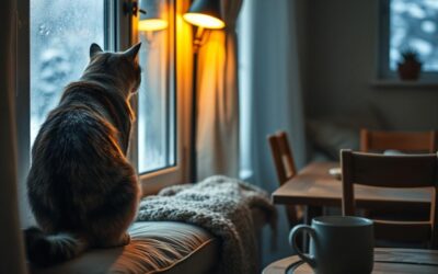 Dlaczego kot je więcej w zimne dni?