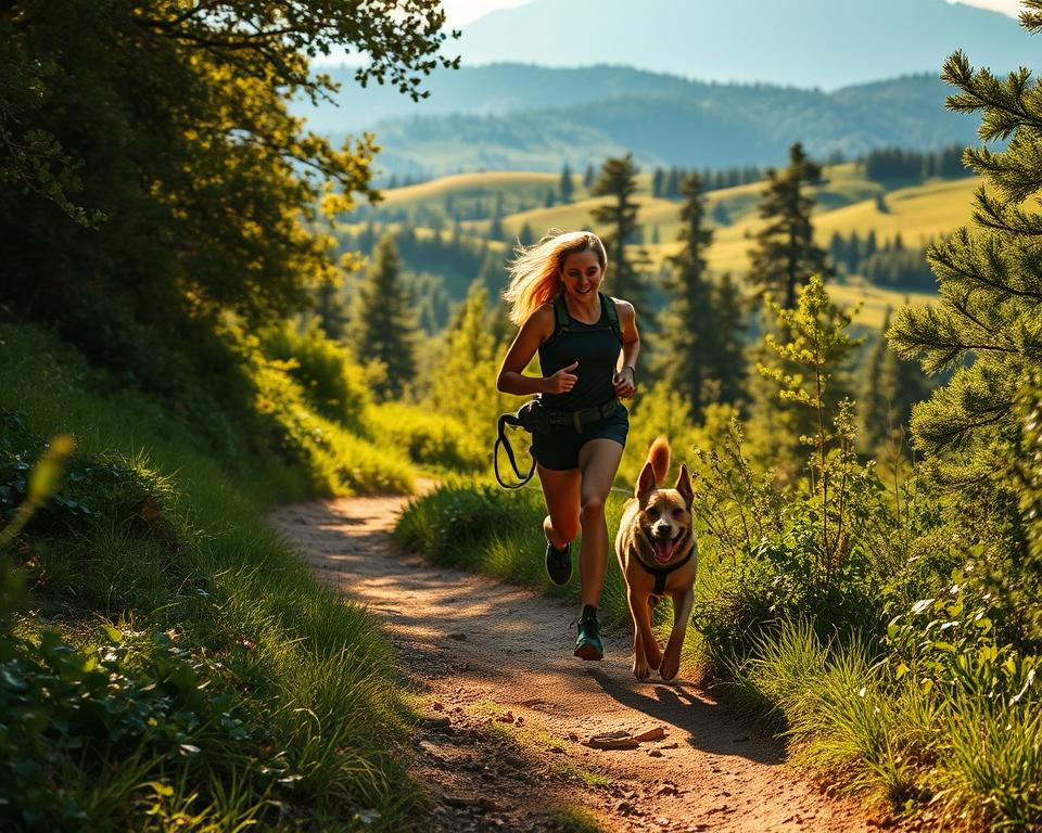biegi terenowe z psem