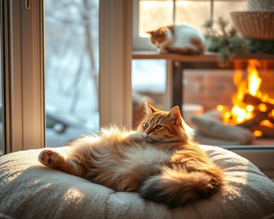 codzienna-rutyna-kota-zima codzienna rutyna kota zimą