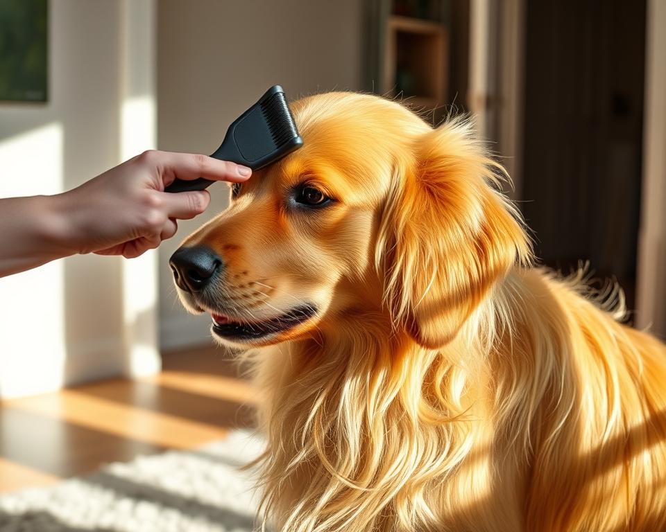 codzienne szczotkowanie sierści psa