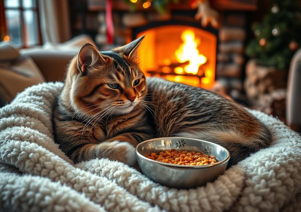 Zimowe zmiany w diecie kotów