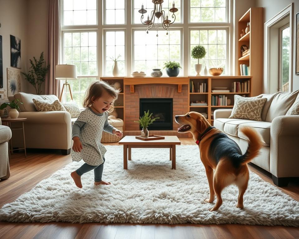 dom bezpieczny dla dziecka i psa