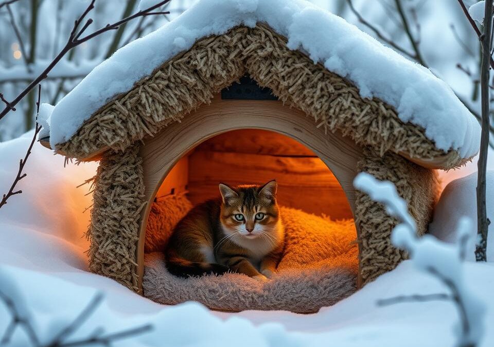 Jaki domek dla kota sprawdzi się zimą?