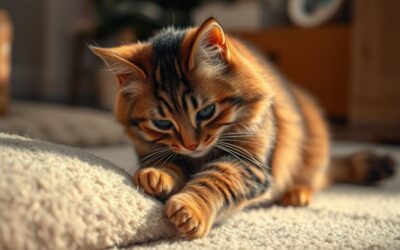 Blog o kotach 23 Dlaczego kot częściej się drapie zimą?