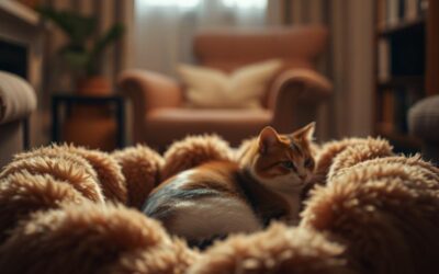 Kot i grube, miękkie legowiska