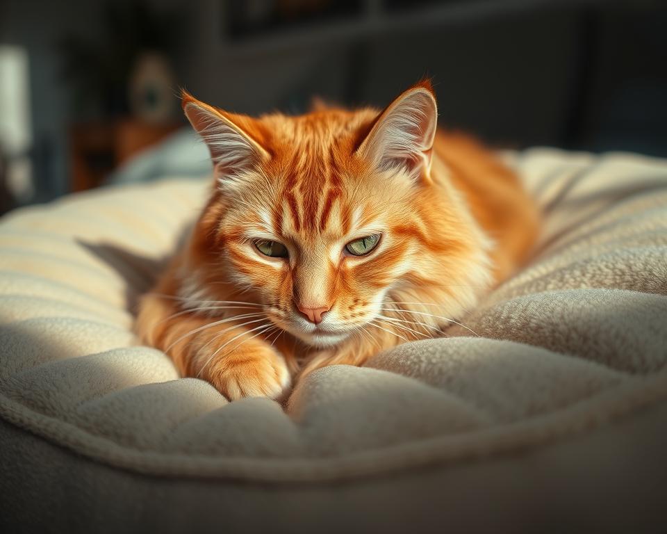 jesienne linienie kota