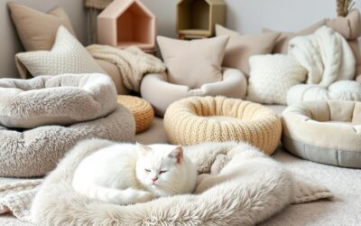 Najlepsze zimowe koce i legowiska dla kotów