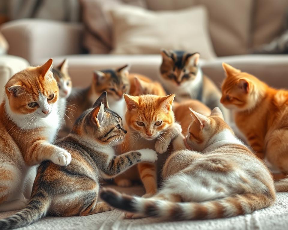 kocie interakcje społeczne