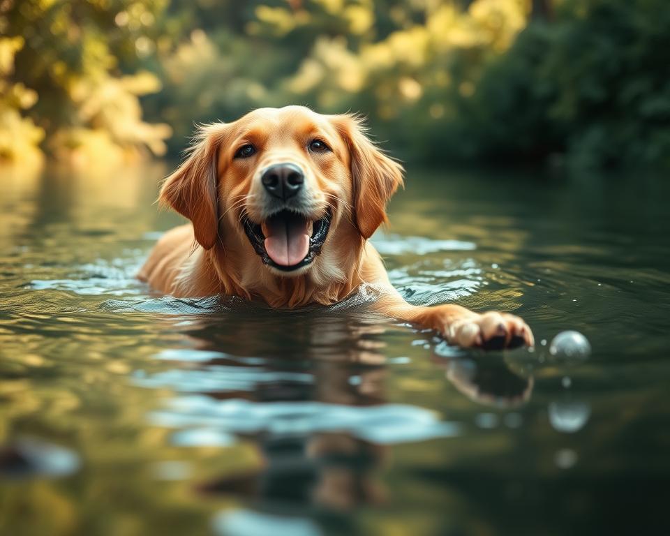 korzyści z pływania dla psa
