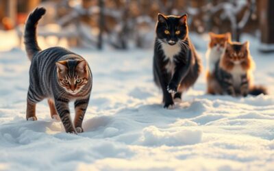 Blog o kotach 16 Koty i śnieg – co im wolno, a czego nie?