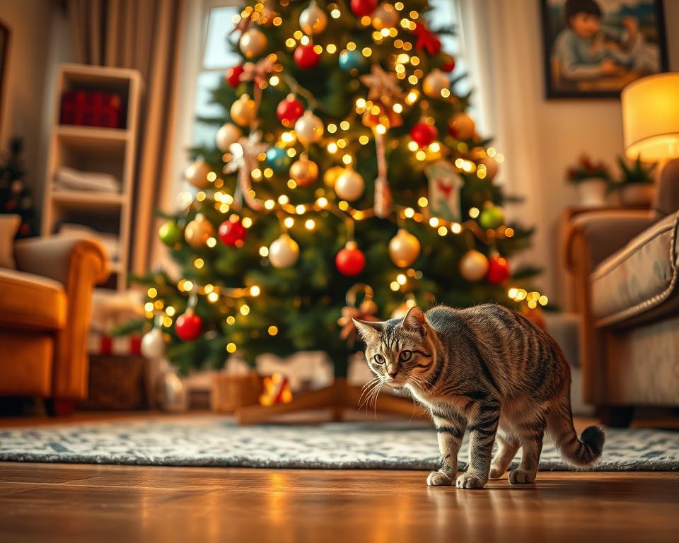 kot-i-zagrozenie-choinka-zima kot i zagrożenie choinką zimą