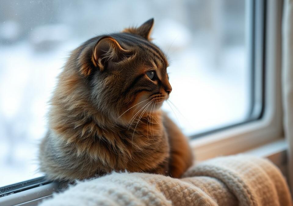 Dlaczego kot marznie, mimo że jest w domu?