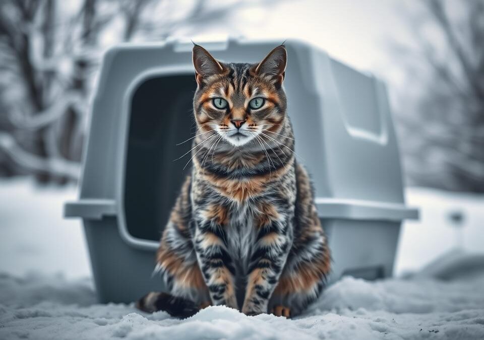 Kot sika poza kuwetą zimą – możliwe przyczyny