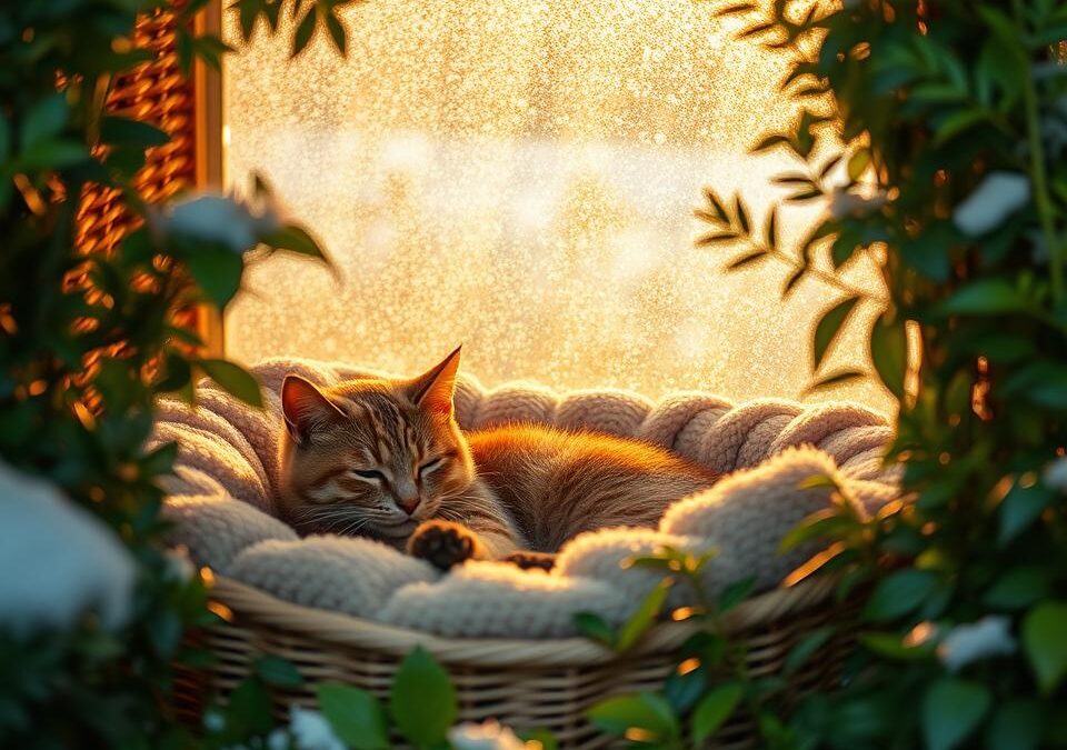 Miejsce do spania dla kota na zewnątrz – jak je ogrzać?