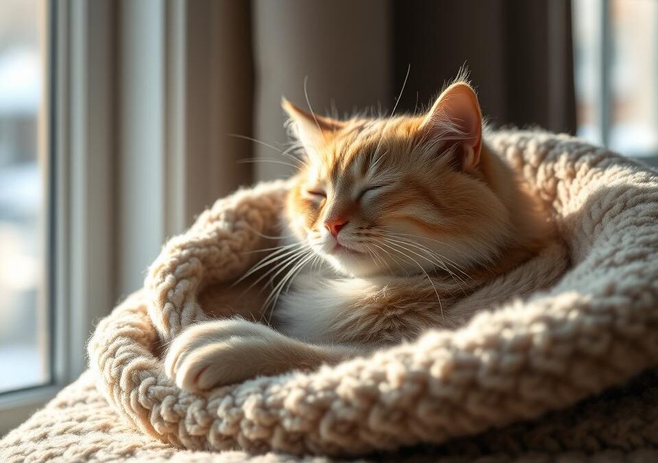 Dlaczego kot więcej mruczy zimą?