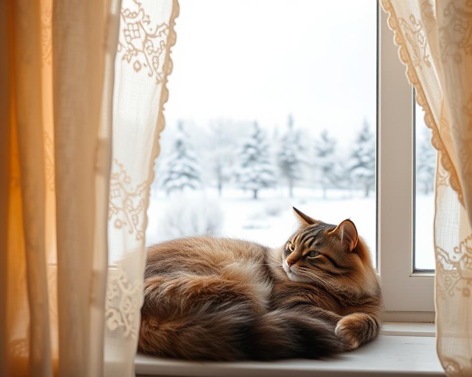 nastroj-kota-zima nastrój kota zimą