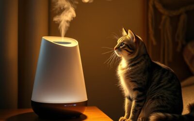 Kot i nawilżacz powietrza – pomocny zimą?