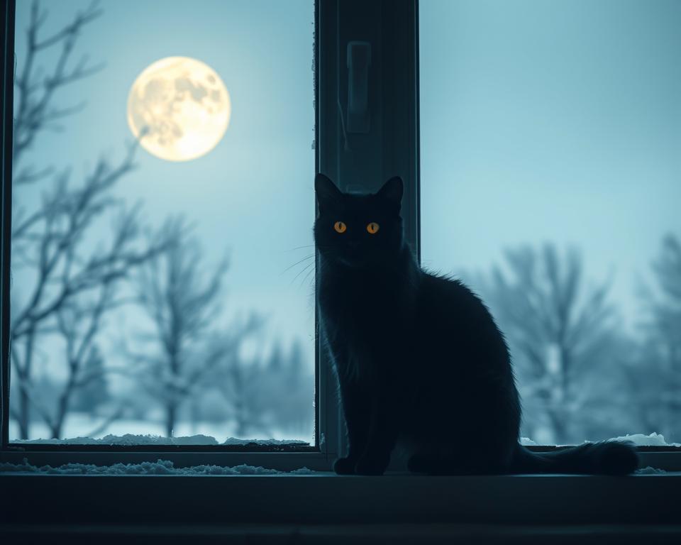 nocne-miauczenie-kota-zima nocne miauczenie kota zimą