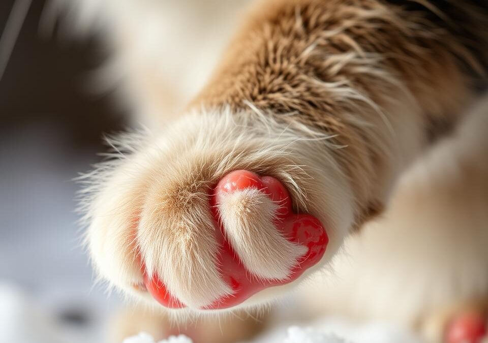 Objawy odmrożenia u kota – co robić natychmiast?