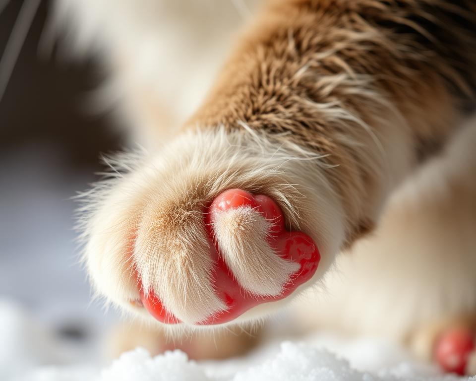objawy-odmrozenia-u-kota-zima objawy odmrożenia u kota zimą