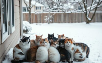 Koty na zewnątrz zimą – jak je chronić?