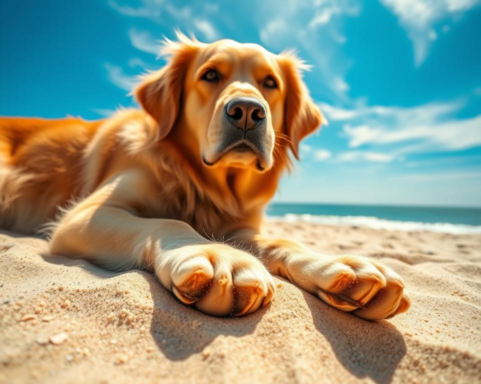 ochrona-lap-psa-latem ochrona łap psa latem