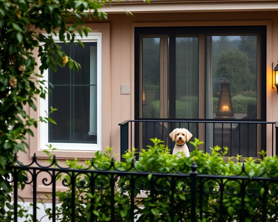 ochrona okien i balkonów przed psami