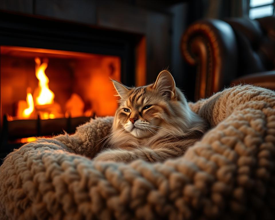 opieka-nad-starszym-kotem-zima opieka nad starszym kotem zimą