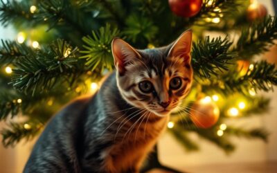 Koty i ozdoby choinkowe – niebezpieczna zabawa