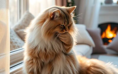 Zimowa pielęgnacja sierści u kotów długowłosych