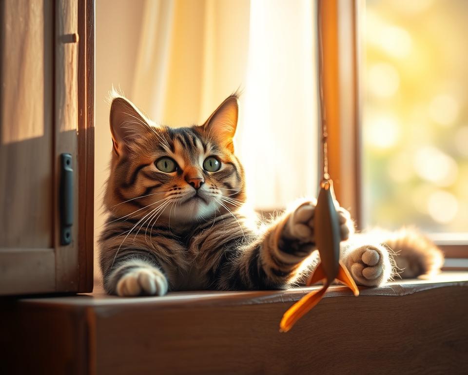 planowanie codziennego czasu zabawy kota