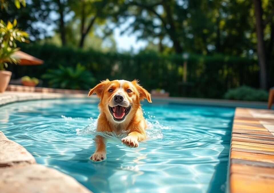 Pływanie psa w basenie – Wszystko, co musisz o tym wiedzieć!