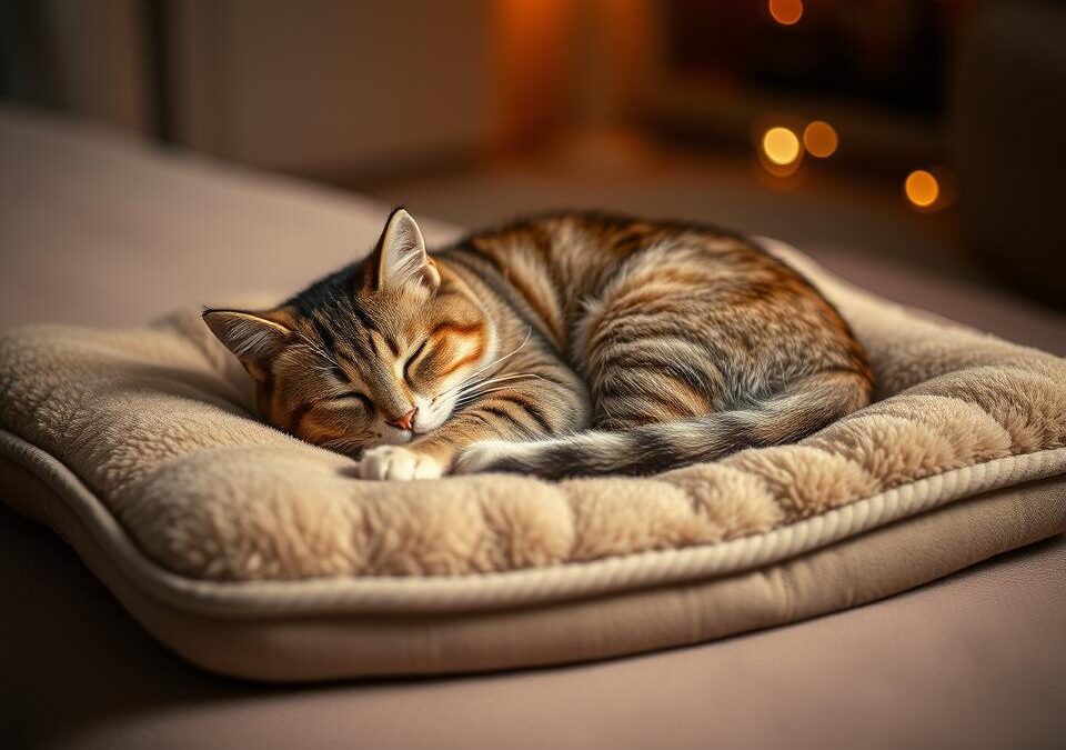 Kot i poduszka grzewcza – tak czy nie?