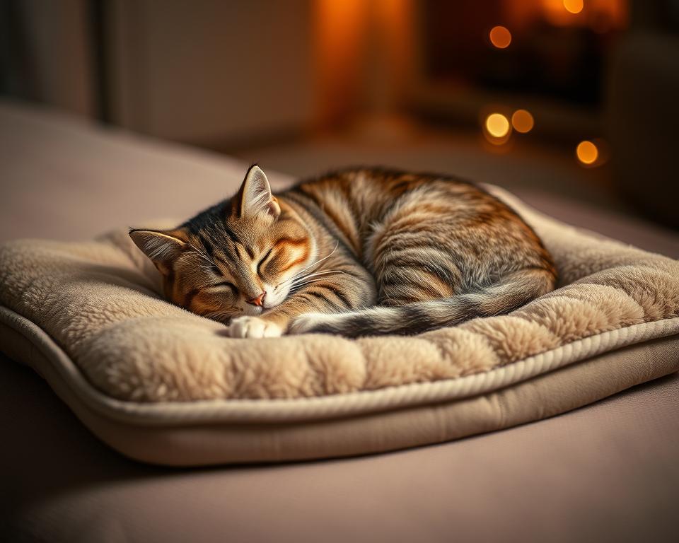 poduszka grzewcza dla kota zimą