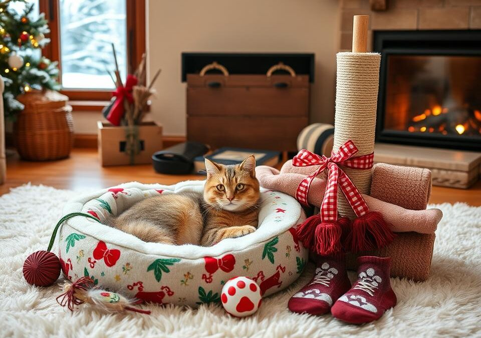 Pomysły na zimowe prezenty dla kota
