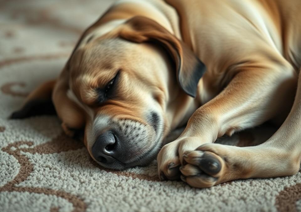 Problemy ze snem u starszego psa – Wszystko, co musisz o tym wiedzieć!