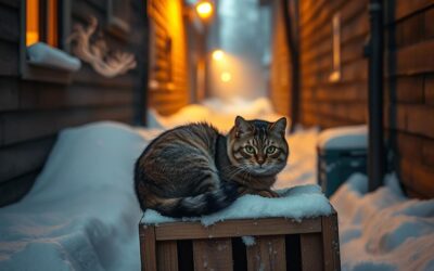 Jak przetrwać najzimniejsze miesiące jako kot zewnętrzny