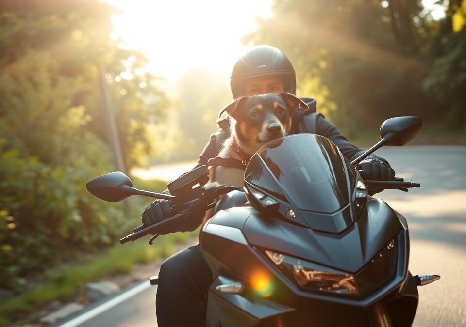 Przewóz psa na motocyklu – Wszystko, co musisz o tym wiedzieć!