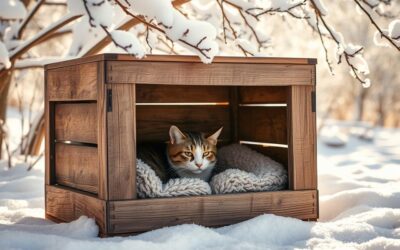Jak zrobić zimowe schronienie dla swojego kota?