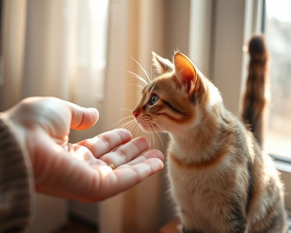 rozwijanie relacji kota z obcymi