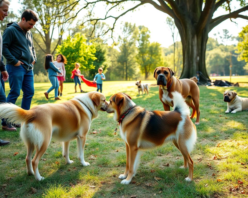 socjalizacja-psa-z-obcymi-psami socjalizacja psa z obcymi psami