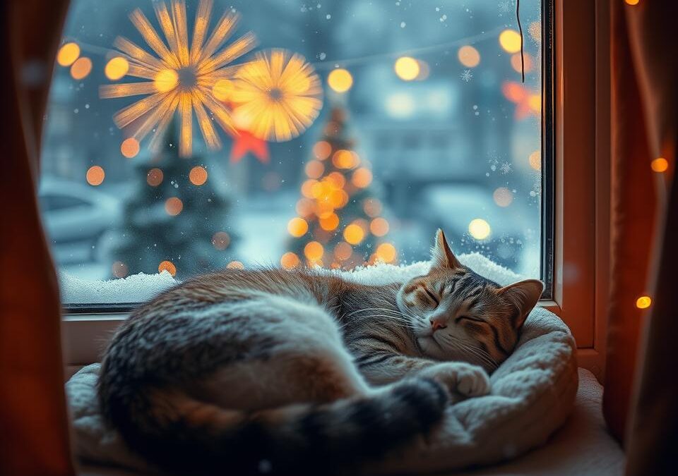 Sylwester i zestresowany kot – poradnik przetrwania