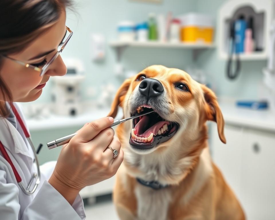 stomatologiczne badanie psa