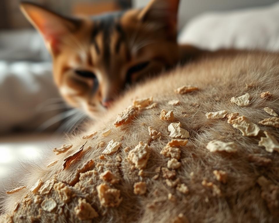 sucha skóra u kota zimą